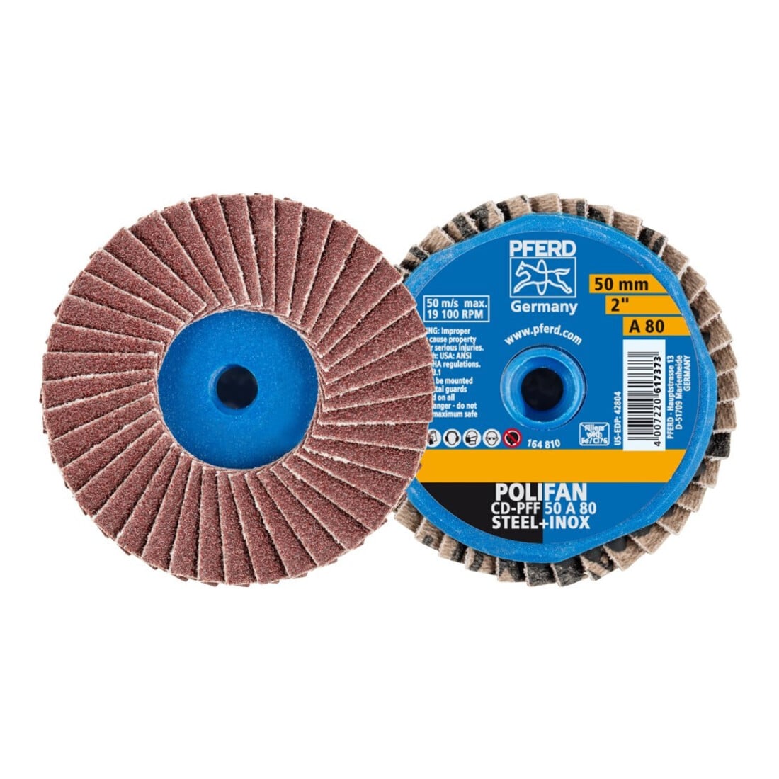 Pferd COMBIDISC Mini-Polifan Corindon 50 mm K80