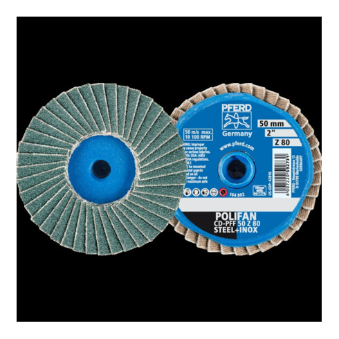 Pferd COMBIDISC Mini-Polifan Zirconium 50 mm K80