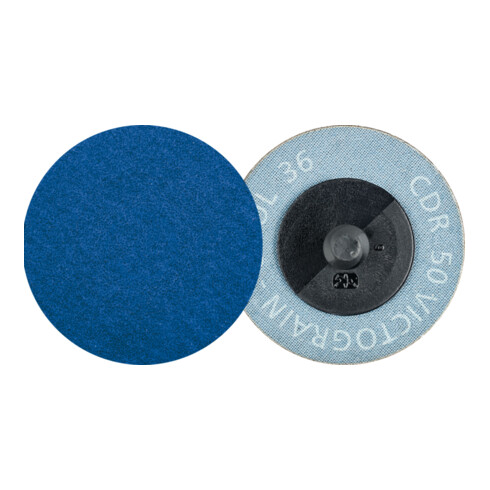 PFERD COMBIDISC Schleifblatt CDR Ø 75 mm VICTOGRAIN-COOL36 für Stahl und Edelstahl