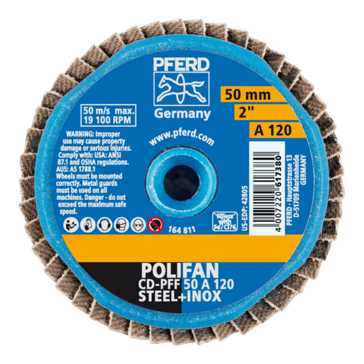 PFERD COMBIDISC-Schleifwerkzeuge CD PFF 50 A 120