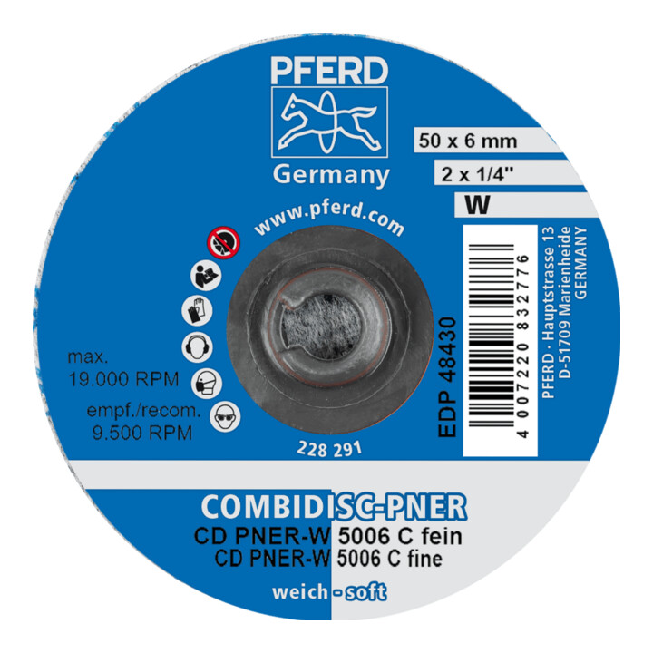 PFERD COMBIDISC vliesschijf CD PNER-W 5006 SiC F