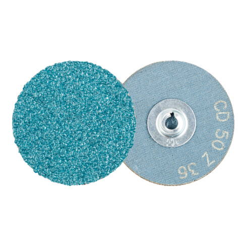 PFERD COMBIDISC Zirkon Schleifblatt CD Ø 50mm Z36 für gehärteten Stahl
