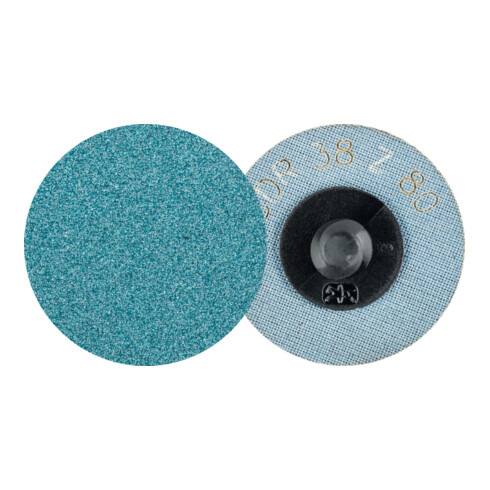 PFERD COMBIDISC Zirkon Schleifblatt CDR Ø 38 mm Z80 für gehärteten Stahl