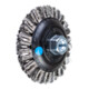PFERD COMBITWIST Kegelbürste gezopft KBG Ø 125x15 mm M14 Edelstahl-Draht-Ø 0,35 mm Winkelschleifer-1