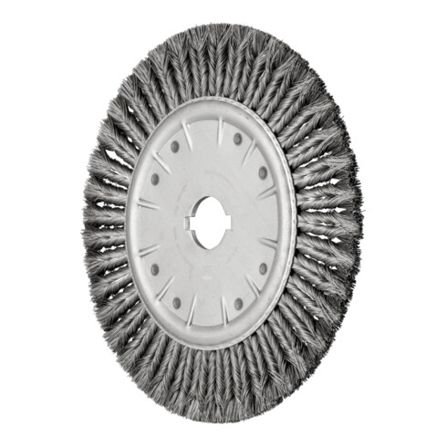 PFERD COMBITWIST Rundbürste gezopft RBG Ø 380x20x50,8 mm Bohrung Stahl-Draht-Ø 0,50mm stationär