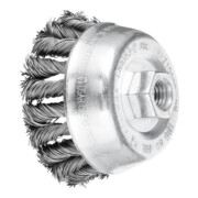 PFERD COMBITWIST Topfbürste gezopft TBG Ø 80mm M14 Stahl-Draht-Ø 0,50mm Winkelschleifer (1)