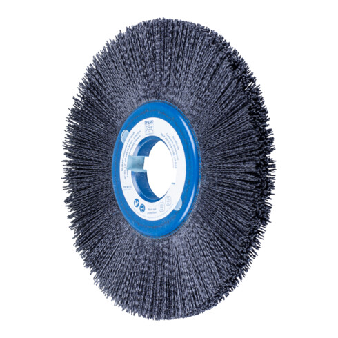 PFERD COMPOSITE FLEX Rundbürste RBUP Ø 250x13x50,8 mm Keramik-Filament-Ø 1,10mm Korn 80 stationär