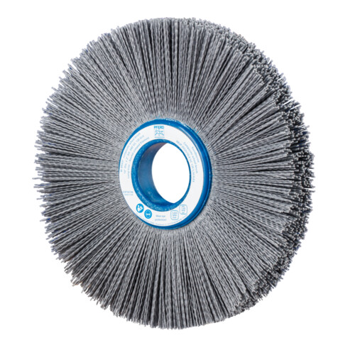 PFERD COMPOSITE FLEX Rundbürste RBUP Ø 250x25x50,8 mm Bohrung SiC-Filament-Ø 1,00mm Korn 120 stationär