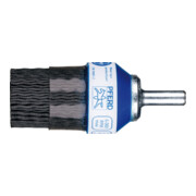 PFERD COMPOSITE Pinselbürste PBUPR Ø 38 mm Schaft-Ø 6 mm Keramik-Filament-Ø 1,00mm Korn 120 stationär