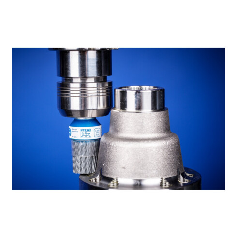 PFERD COMPOSITE Pinselbürste PBUPR Ø 38 mm Schaft-Ø 6 mm Keramik-Filament-Ø 1,00mm Korn 120 stationär