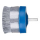 PFERD COMPOSITE Tellerbürste DBUR Ø 63 mm Schaft-Ø 6 mm SiC-Filament-Ø 0,55 mm Korn 120 stationär-1
