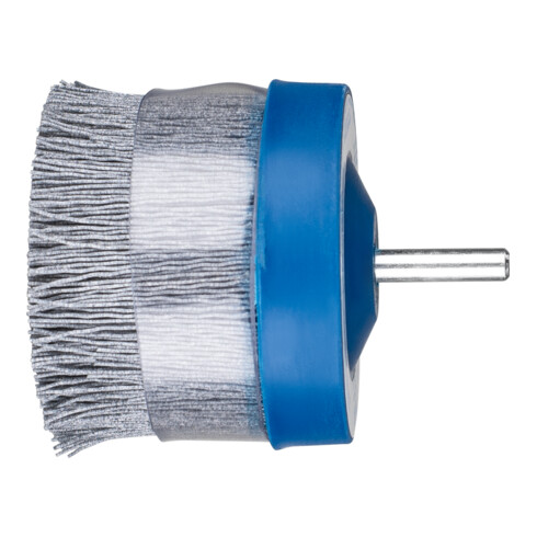 PFERD COMPOSITE Tellerbürste DBUR Ø 63 mm Schaft-Ø 6 mm SiC-Filament-Ø 0,55 mm Korn 120 stationär