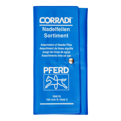 PFERD CORRADI-Nadelfeilen-Set 266/16 160 H2