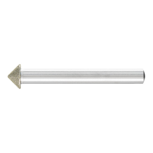PFERD Dia.-Schleifst. Spitzkegel Ø10x90° SchaftØ6 mm D126 (mit.) zum Anfasen/Entgraten/Senken