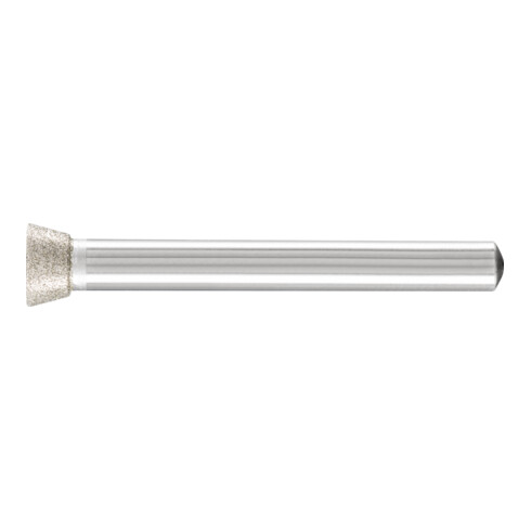 PFERD Dia.-Schleifst. Topf Ø10x30° SchaftØ6 mm D126 (mit.) zum Schleifen von Planflächen/Absätzen