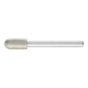 PFERD Diamant-Schleifstift Walzenrund Ø10,0mm Schaft-Ø6 mm D126 (mit.) ideal für den Handeinsatz