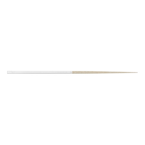 PFERD Diamant-Nadelfeile rund extra schlank Ø2,8x140mm D126 (mittel) für tiefliegende Konturen