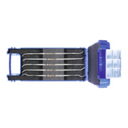 PFERD diamant-riffelvijlenset, 150 mm, korrel: D126 μm, 5-delig