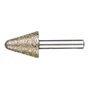 PFERD Diamant-Schleifstift Kegel 24x30x8 mm D852 zum Schleifen von Grau-und Sphäroguss