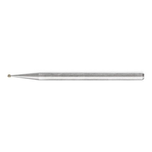 PFERD Diamant-Schleifstift Kugel Ø1,0mm Schaft-Ø3 mm D181 (grob) zum Gravieren und Entgraten