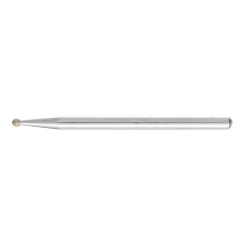 PFERD Diamant-Schleifstift Kugel Ø2,0mm Schaft-Ø3 mm D64 (fein) zum Gravieren und Entgraten