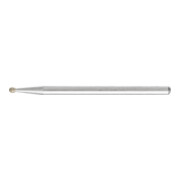 PFERD Diamant-Schleifstift Kugel Ø2,0mm Schaft-Ø3 mm D64 (fein) zum Gravieren und Entgraten