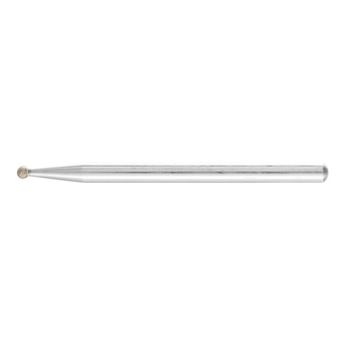 PFERD Diamant-Schleifstift Kugel Ø2,0mm Schaft-Ø3 mm D91 (fein) zum Gravieren und Entgraten