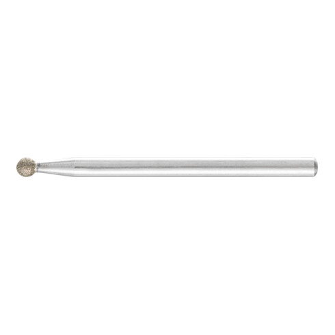 PFERD Diamant-Schleifstift Kugel Ø3,0mm Schaft-Ø3 mm D91 (fein) zum Gravieren und Entgraten