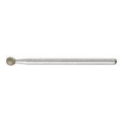 PFERD Diamant-Schleifstift Kugel Ø4,0mm Schaft-Ø3 mm D91 (fein) zum Gravieren und Entgraten