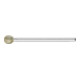 PFERD Diamant-Schleifstift Kugel Ø6,0mm Schaft-Ø3 mm D181 (grob) zum Gravieren und Entgraten-1