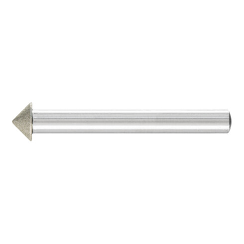 PFERD Diamant-Schleifstift Spitzkegel Ø10x90° SchaftØ6 mm D64 (fein) zum Anfasen/Entgraten/Senken