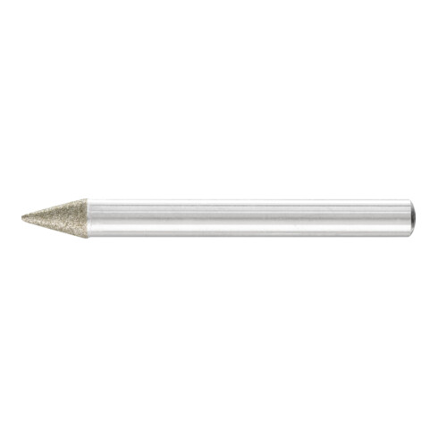 PFERD Diamant-Schleifstift Spitzkegel Ø6x30° SchaftØ6 mm D126 (mit.) zum Anfasen/Entgraten/Senken