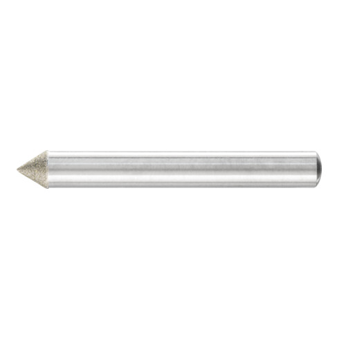 PFERD Diamant-Schleifstift Spitzkegel Ø6x60° SchaftØ6 mm D126 (mit.) zum Anfasen/Entgraten/Senken