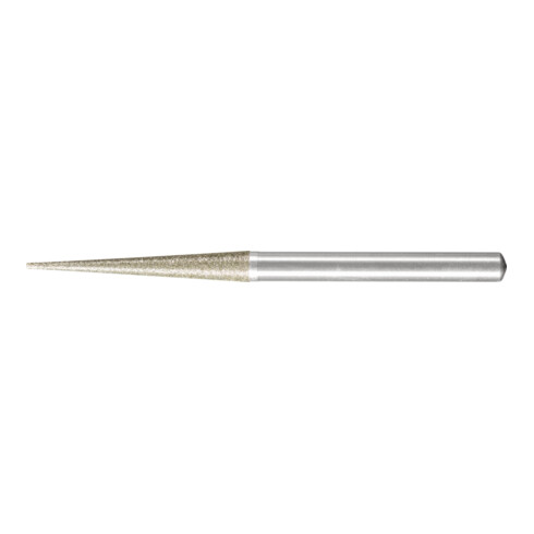 PFERD Diamant-Schleifstift Spitzkegel Ø6x7° SchaftØ6 mm D126 (mit.) zum Anfasen/Entgraten/Senken