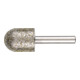 PFERD Diamant-Schleifstift Walzenrund 24x30x8 mm D852 zum Schleifen von Grau-und Sphäroguss-1