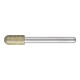 PFERD Diamant-Schleifstift Walzenrund Ø10,0mm Schaft-Ø6 mm D357 (grob) zum Schleifen von GFK/CFK-1