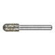 PFERD Diamant-Schleifstift Walzenrund Ø10,0mm Schaft-Ø6 mm D852 (sehr grob) zum Entgraten-1