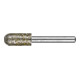PFERD Diamant-Schleifstift Walzenrund Ø12,0mm Schaft-Ø6 mm D852 (sehr grob) zum Entgraten-1