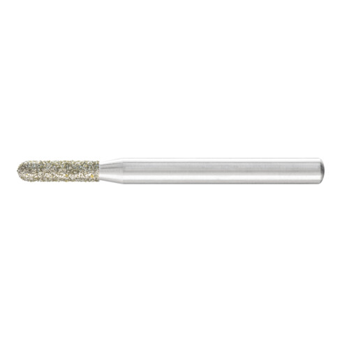 PFERD Diamant-Schleifstift Walzenrund Ø5,0mm Schaft-Ø6 mm D357 (grob) zum Schleifen von GFK/CFK