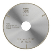 PFERD diamantdoorslijpschijf D1A1R GAG