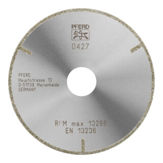 PFERD diamantdoorslijpschijf D1A1R GAG