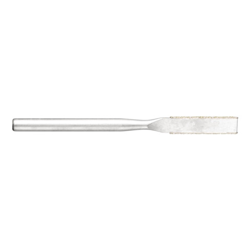PFERD Diamantfeile für Handfeilgerät flachst. 0,5x4,0x50mm Schaft-Ø3 mm D126 (mittel) Stirnseiten