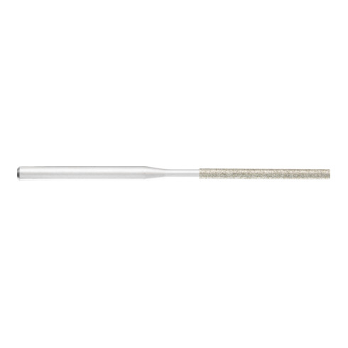 PFERD Diamantfeile für Handfeilgerät rund Ø2,0x60mm Schaft-Ø3 mm D126 (mittel) komplett