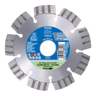 PFERD Diamond tools DS 115 x 2,2 x 22,23 SGP