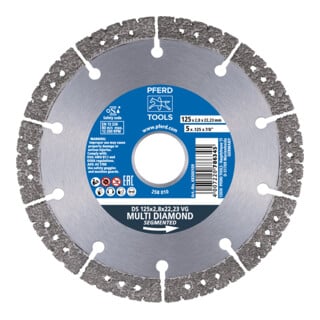 PFERD Diamond tools Trennscheibe DS 180x3,1x22,23 VG