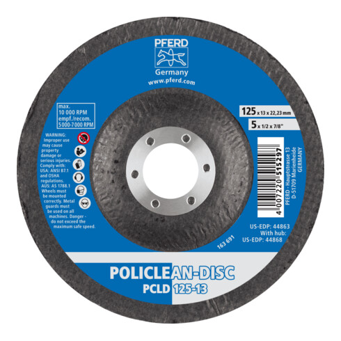 PFERD POLICLEAN-Disc PCLD 115-13