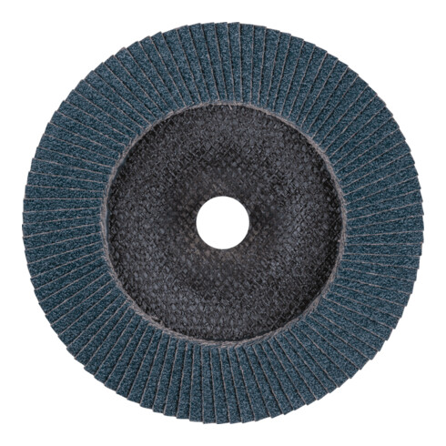 PFERD Dischi lamellari curvi, corindone zirconio 180x22mm, grana 40