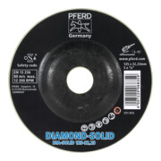 PFERD Disco abrasivo CC-GRIND-SOLID-DIAMOND, Ø125mm, Modello: D852