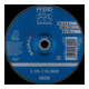 PFERD Disco da sbavo 230x7,2mm per Inox, a gomito, foro, 22,23mm-1