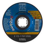 PFERD Disco da sbavo E 115-7 PSF STEEL/X-LOCK